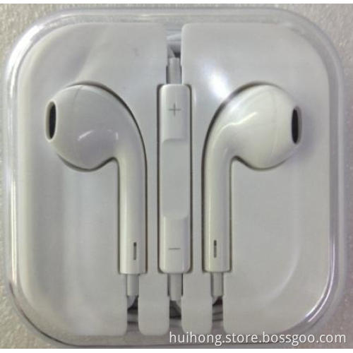 Mobile Phone Earphone with Volume and Microphone in iPhone 4 Style